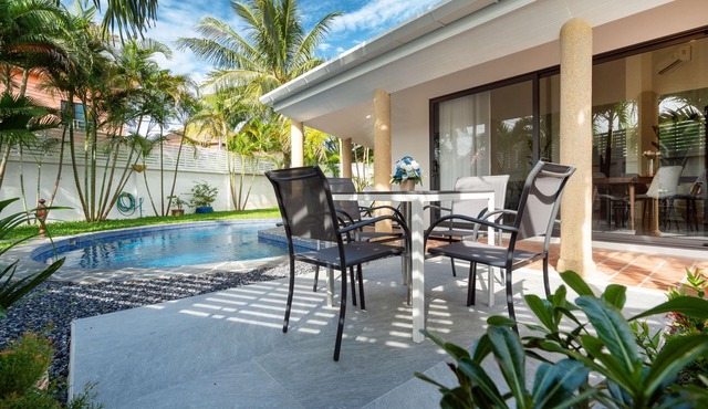 Villa Luxe Piscine Privée 2 CH -1 Sdb-4/5 P-jardin Tropical-bbq-près des Plages