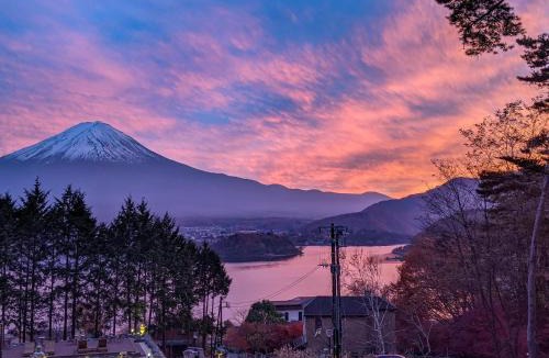 Oishi Hotel | Kumonoue Fuji Hotel Deluxe room - Mt Fuji view with open-air bath